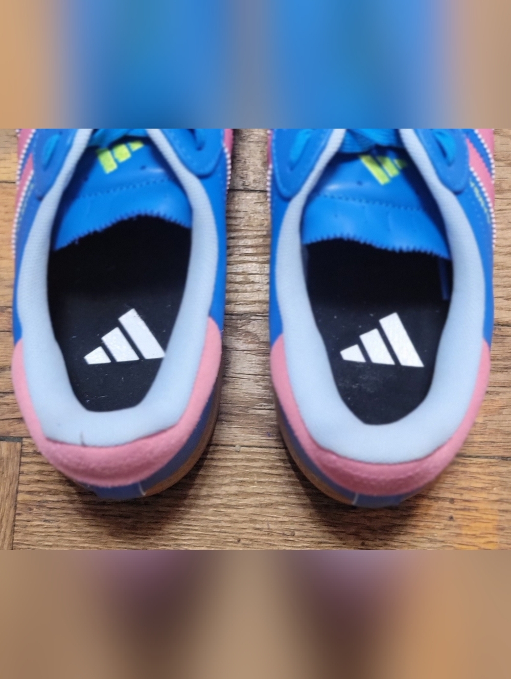 Adidas Velosamba Lea Shoes Blue Pink Size 10 - Picture 3 of 8